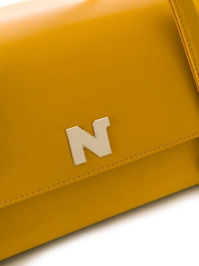 Shop Nina Ricci Long Logo Tote In Yellow