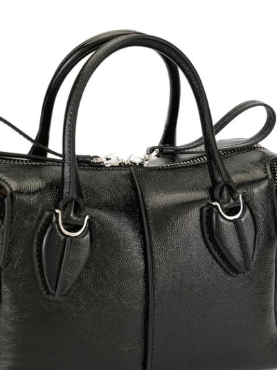 Shop Tod's D-styling Tote Bag In Black