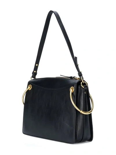 Shop Chloé Roy Shoulder Bag In Black
