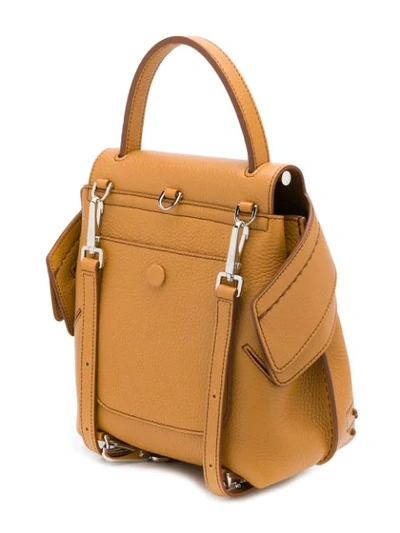 Shop Tod's Mini Wave Backpack In Neutrals