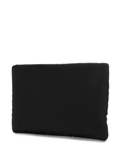 Shop Prada Zip Pouch Handbag In F0dan Black