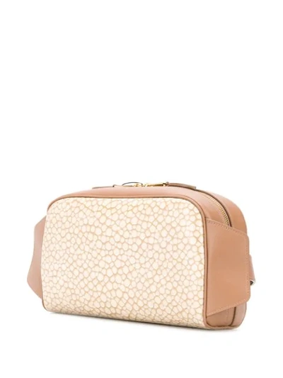 Shop Burberry Stingray Print Bag In Neutrals