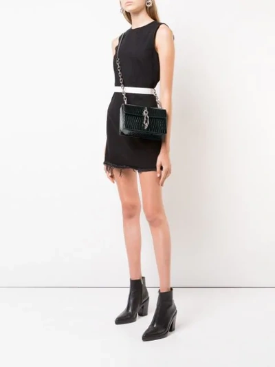 Shop Alexander Wang Hook Embossed Crossbody - Black