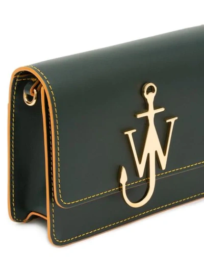 Shop Jw Anderson Anchor Logo Cross-body Bag In Green