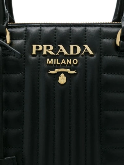 Shop Prada Galleria Small Handbag - Black