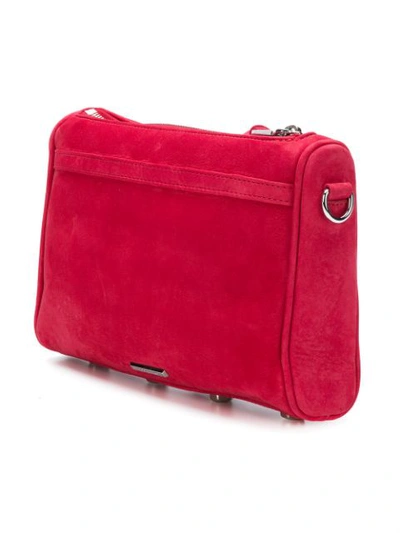 Shop Rebecca Minkoff Mini Mac Crossbody Bag In Red