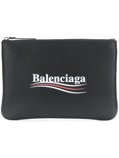 Shop Balenciaga Everyday Pouch - Black