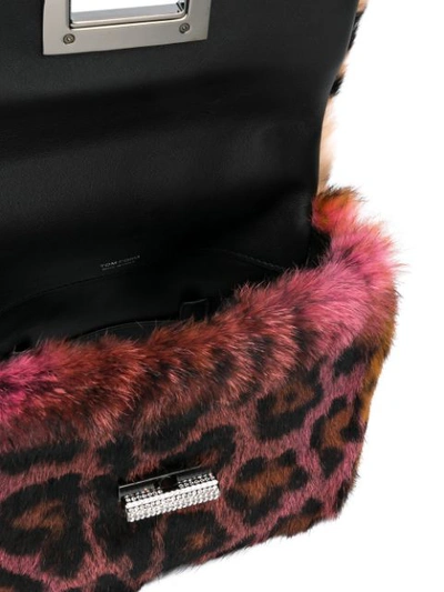 Shop Tom Ford Leopard Shoulder Bag In Pink