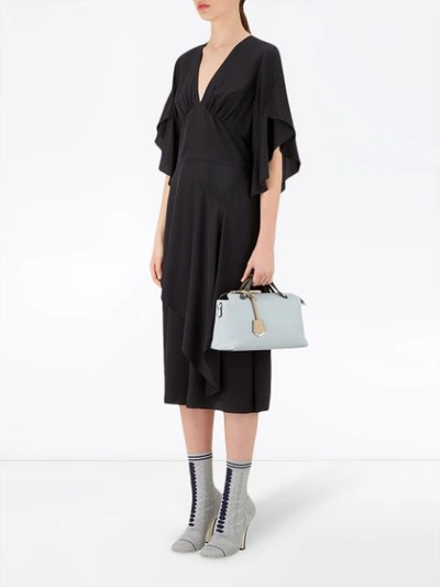 Shop Fendi By The Way Shoulder Bag In Grey
