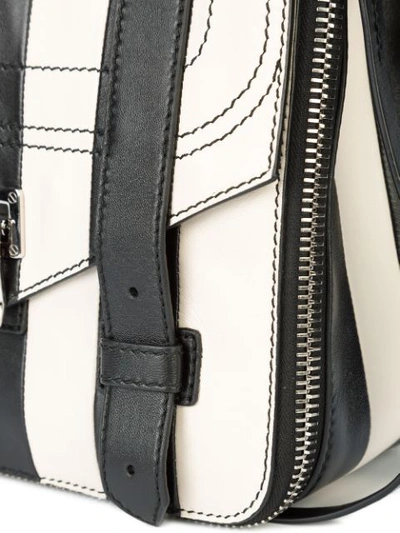 Shop Proenza Schouler Patchwork Stripe Ps1+ Backpack - Black