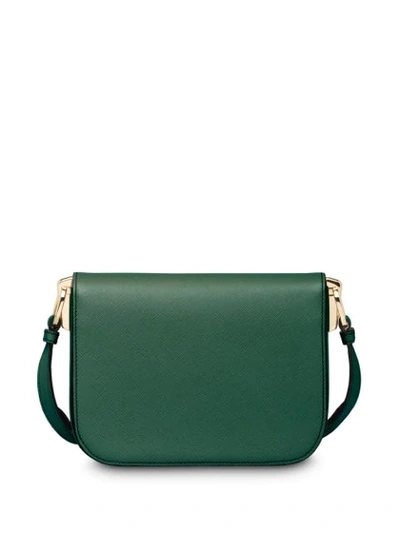 Shop Prada Push-lock Shoulder Bag In Green