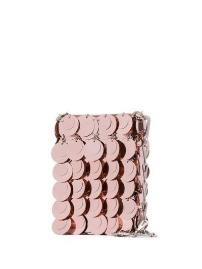 Shop Paco Rabanne Mini Sparkle 1969 Sequin Bag In P680 Pink