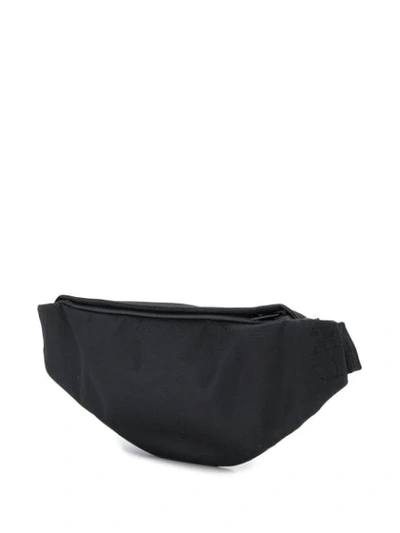 Shop Msgm Logo Belt Bag In Black