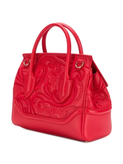 Shop Versace Palazzo Empire Tote Bag - Red
