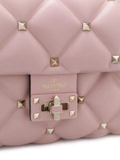 Shop Valentino Garavani Candystud Shoulder Bag - Pink