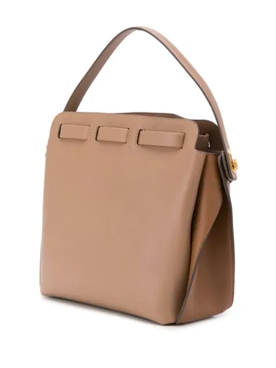 Shop Anya Hindmarch Small Shoelace Bucket Bag In Brown
