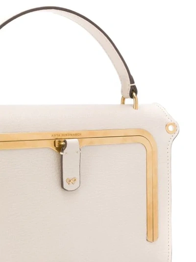 Shop Anya Hindmarch Small Postbox Tote Bag In Neutrals