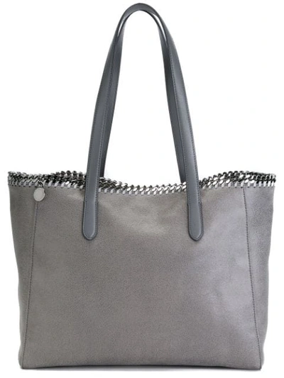 Shop Stella Mccartney Falabella Tote In Grey