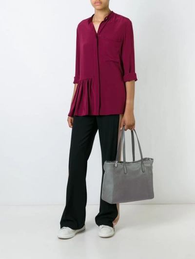 Stella Mccartney 'falabella' Shopper Tote In Grey