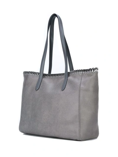 Shop Stella Mccartney Falabella Tote In Grey