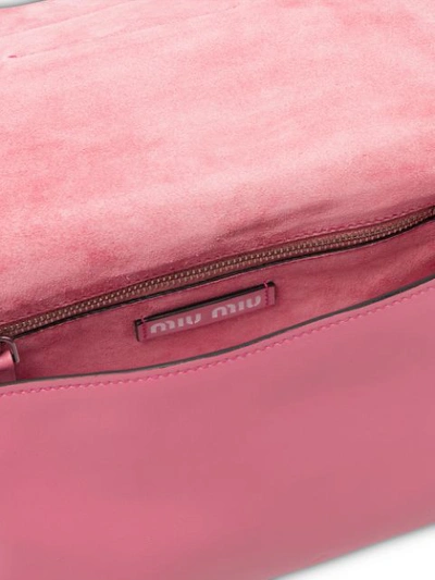 Shop Miu Miu Grace Lux Shoulder Bag In Pink