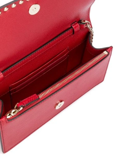 Shop Valentino Alentino Garavani Rockstud Crossbody Bag In Red