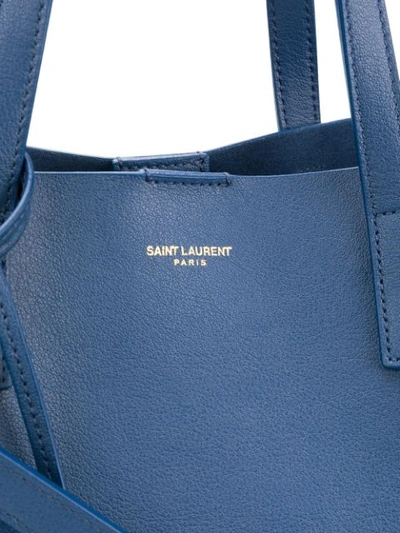 Shop Saint Laurent Shopper Tote In Blue