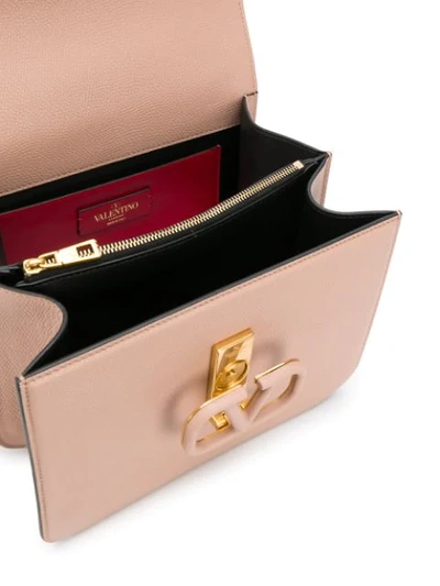 Shop Valentino Vring Shoulder Bag In Pink