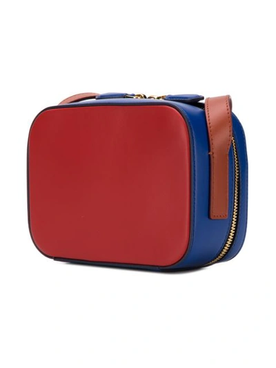 Shop Marni Boxy Crossbody Bag In Red