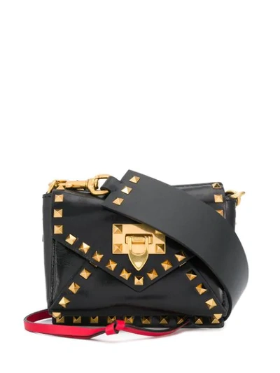 Shop Valentino Rockstud Envelope Bag In Black