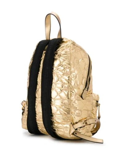MOSCHINO TEDDY QUILTED BACKPACK - 金色