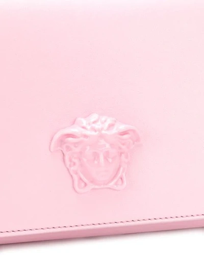 Shop Versace Palazzo Medusa Shoulder Bag In Pink