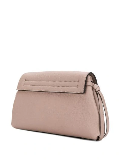 Shop Valentino Vring Shoulder Bag In Neutrals