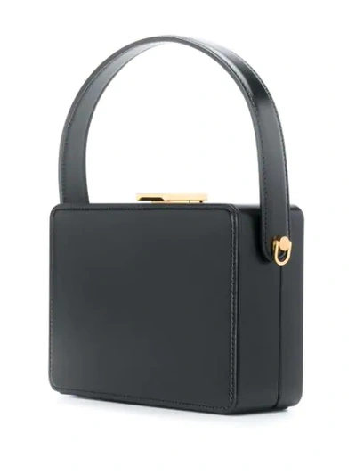 Shop Tom Ford Palmellato Box Shoulder Bag In Black