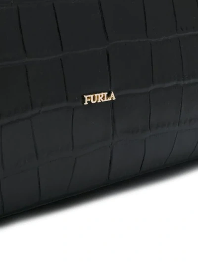 Shop Furla Lady M Tote Bag In Black