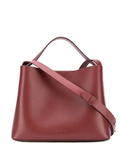 Shop Aesther Ekme Mini Sac Handbag In Brown