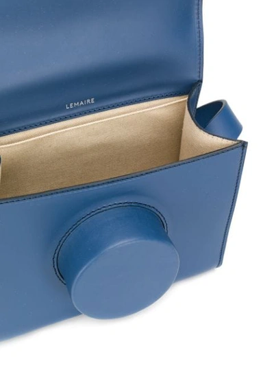 Shop Lemaire Small Camera Bag In Blue