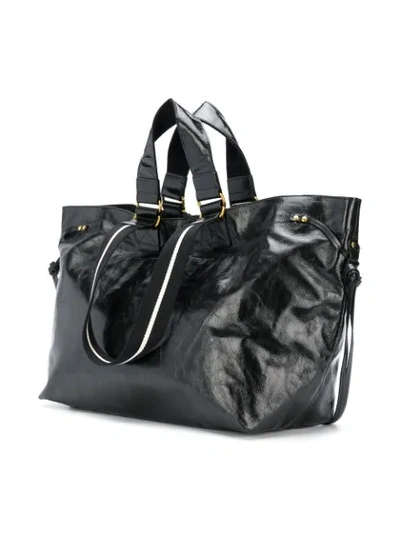Shop Isabel Marant Bagya Tote Bag In Black