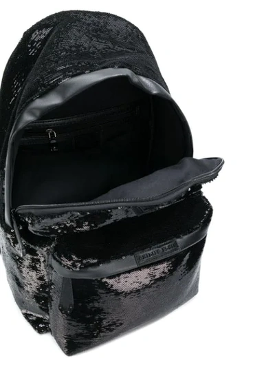 Shop Philipp Plein Sequin Embellished Backpack In Black