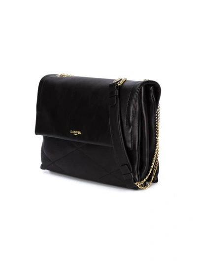 Shop Lanvin 'sugar' Schultertasche In 10 Black