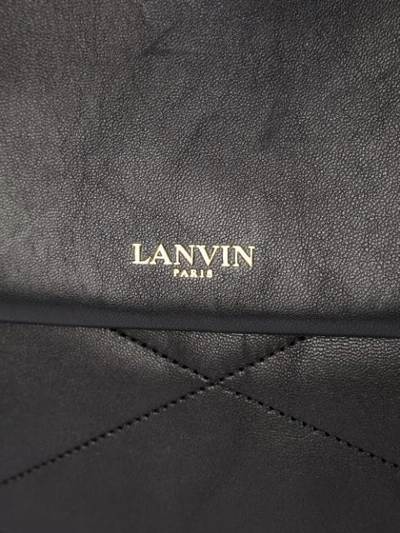 Shop Lanvin 'sugar' Schultertasche In 10 Black
