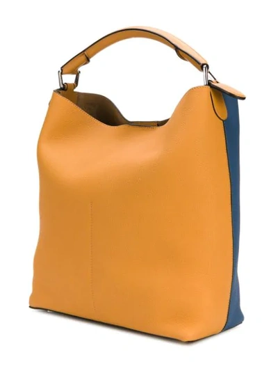 Shop Loewe T Bucket Bag - Blue