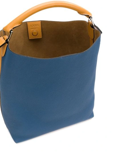 Shop Loewe T Bucket Bag - Blue