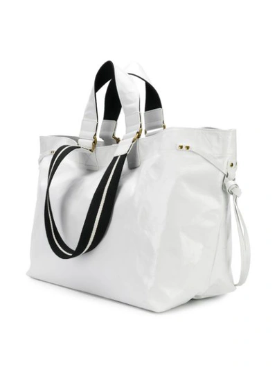 Shop Isabel Marant Big Tote Bag In White