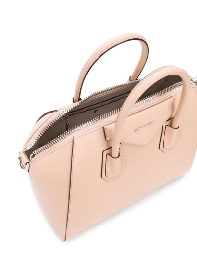Shop Givenchy Mittelgrosse 'antigona' Handtasche In Neutrals