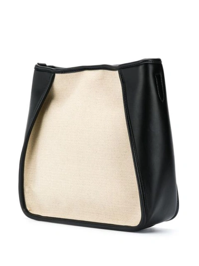 Shop Stella Mccartney Stella Logo Shoulder Bag In Black