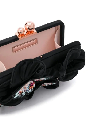 Shop Sophia Webster Vivi Butterfly Clutch Bag In Black