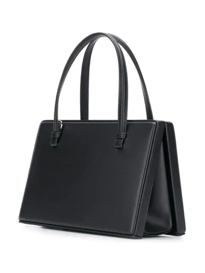 Shop Loewe Postal Tote Bag In Black