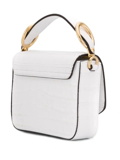 Shop Chloé C Shoulder Bag In White