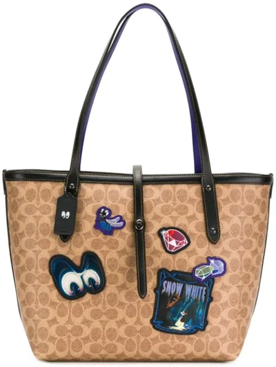 Shop Coach X Disney Signature Market Tote - Brown